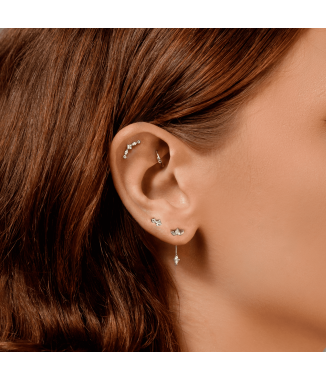 Labret Astra – Bijou d’oreille élégant en acier chirurgical