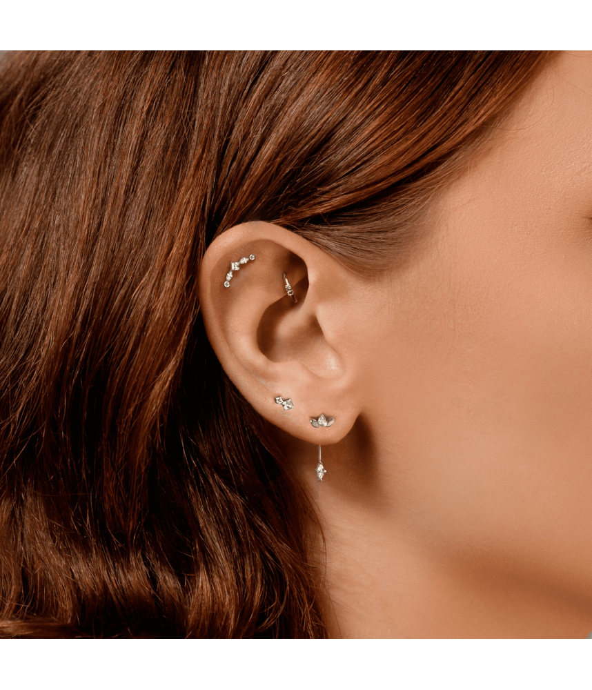 Charm Comète – Bijou d’oreille élégant en acier chirurgical 316L