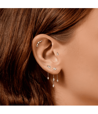 Labret Eclat – Bijou d’oreille élégant en acier chirurgical 316L