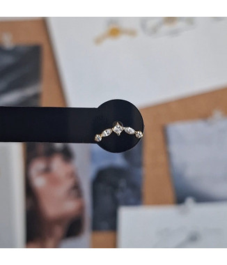 Labret Halo – Bijou d’oreille élégant en acier chirurgical