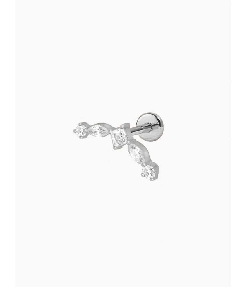 Labret Halo – Bijou d’oreille élégant en acier chirurgical