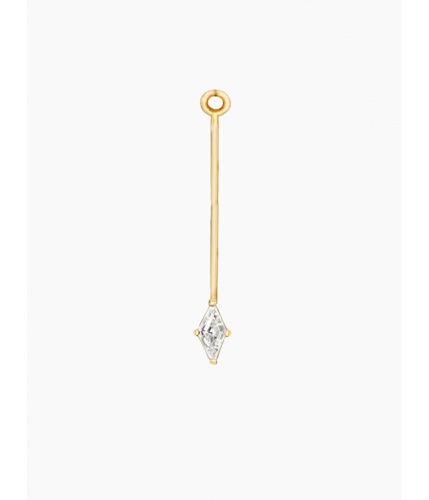 Charm Comète – Bijou d’oreille élégant en acier chirurgical 316L