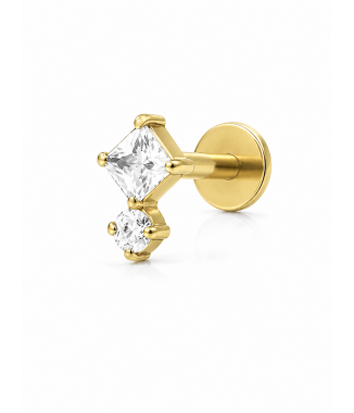 Labret Astra – Bijou d’oreille élégant en acier chirurgical