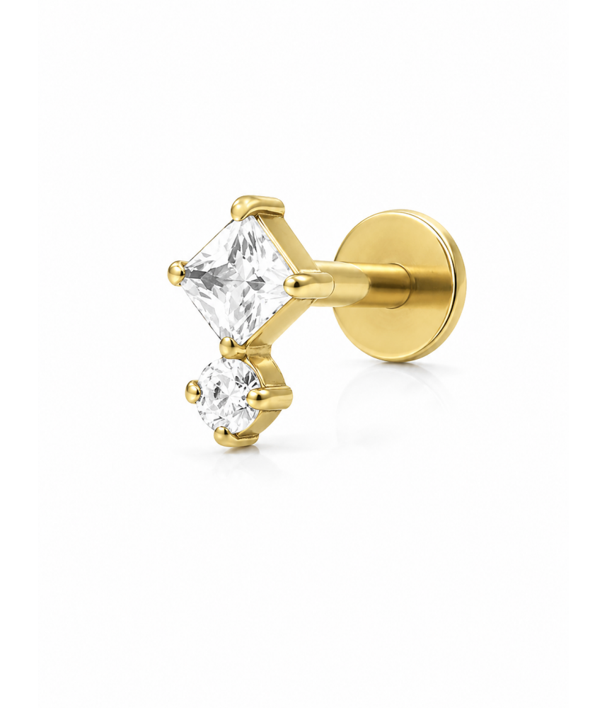 Labret Astra – Bijou d’oreille élégant en acier chirurgical
