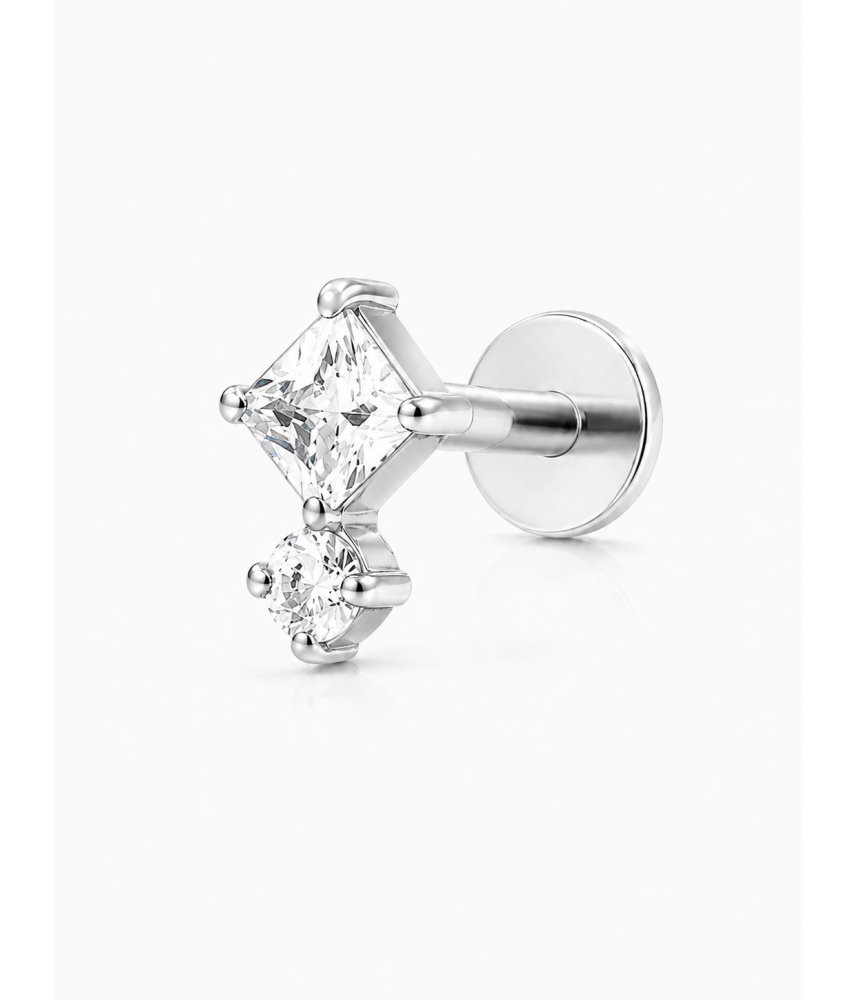 Labret Astra – Bijou d’oreille élégant en acier chirurgical