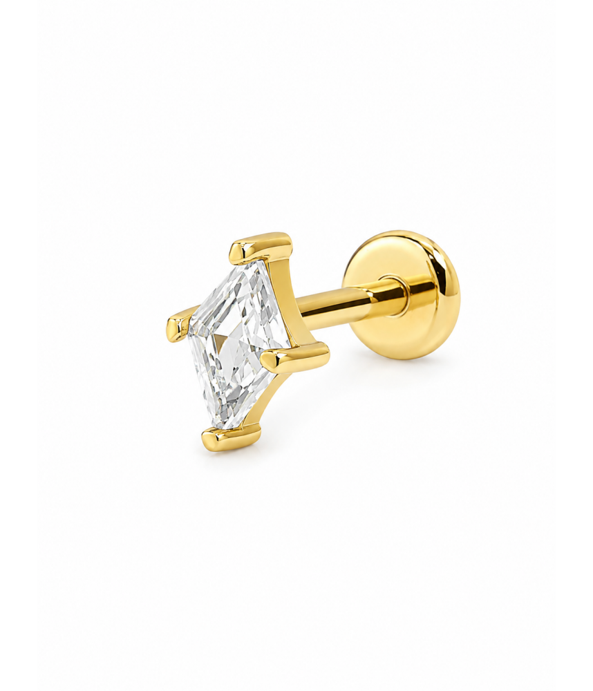 Labret Eclat – Bijou d’oreille élégant en acier chirurgical 316L